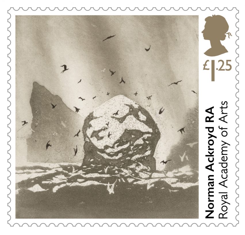 Grayson Perry and Tracey Emin mark Royal Academy's 250th anniversary with bespoke stamp designs