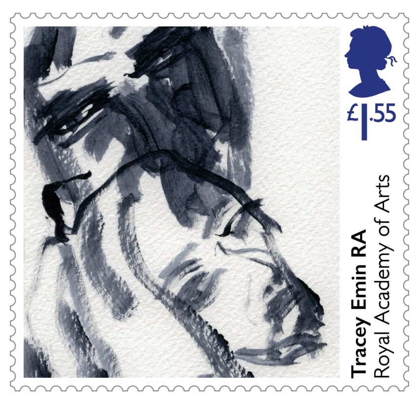 Grayson Perry and Tracey Emin mark Royal Academy's 250th anniversary with bespoke stamp designs