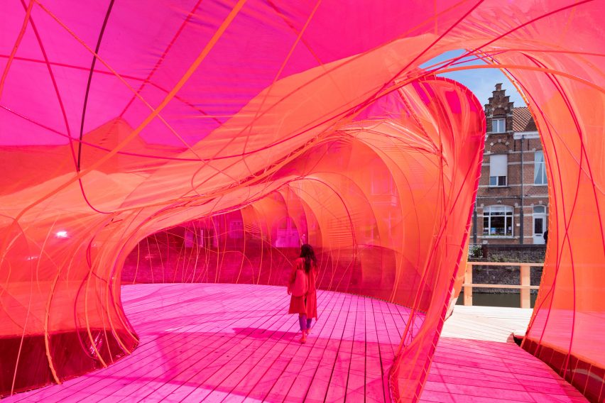 SelgasCano pavilion for Trienniale Bruges