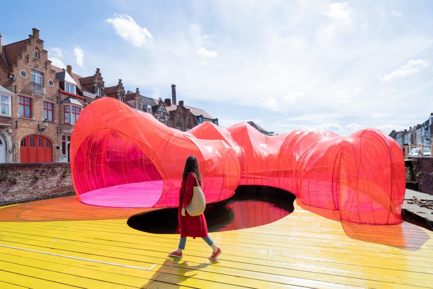 SelgasCano pavilion for Trienniale Bruges