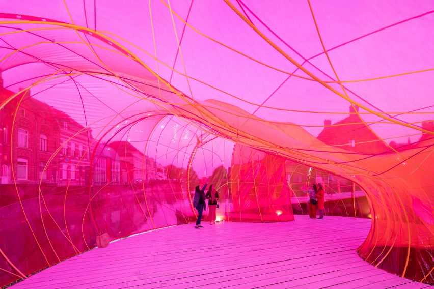 SelgasCano pavilion for Trienniale Bruges