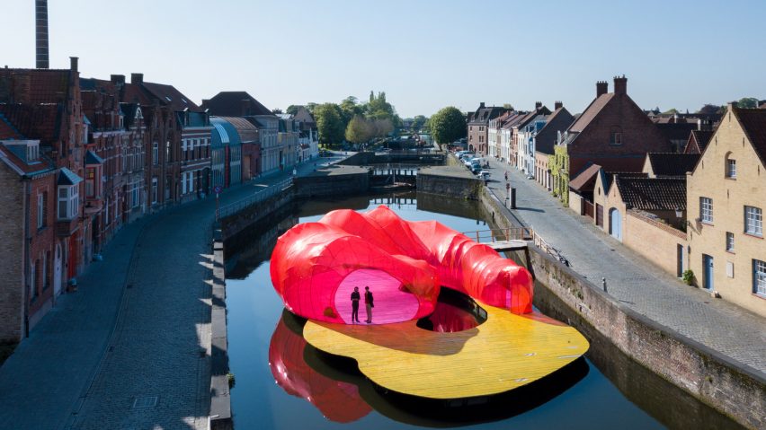 SelgasCano pavilion for Trienniale Bruges