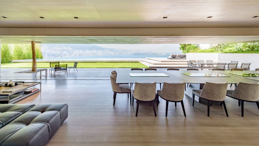 Vitrocsa offers floor-to-ceiling glazing that slides open around corners