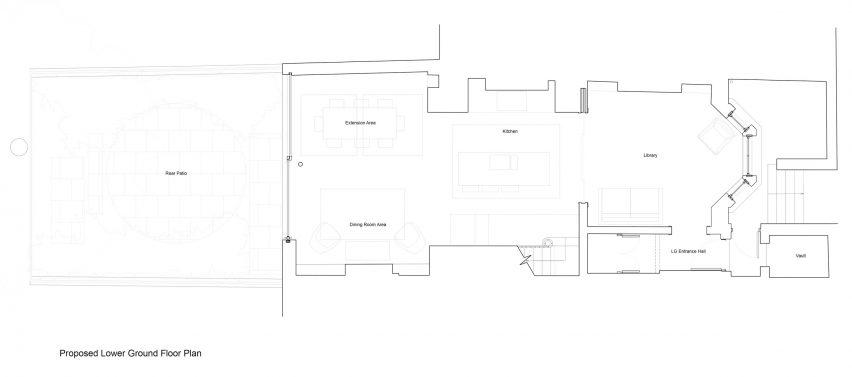 Glazed extension seamlessly connects refurbished Highbury house with new patio garden