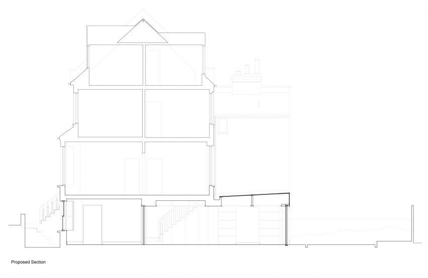 Glazed extension seamlessly connects refurbished Highbury house with new patio garden