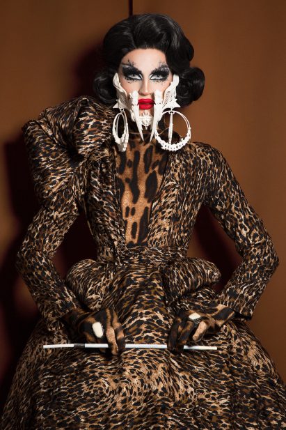 3D printed mask at Rupaul's Drag Race by Kevin Freitas Conlin