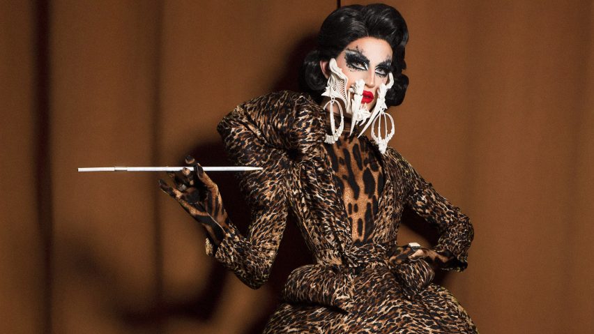 3D printed mask at Rupaul's Drag Race by Kevin Freitas Conlin