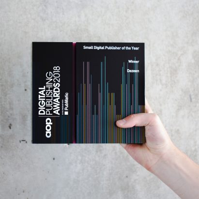 Dezeen named Best Small Digital Publisher of the Year at Digital Publishing Awards