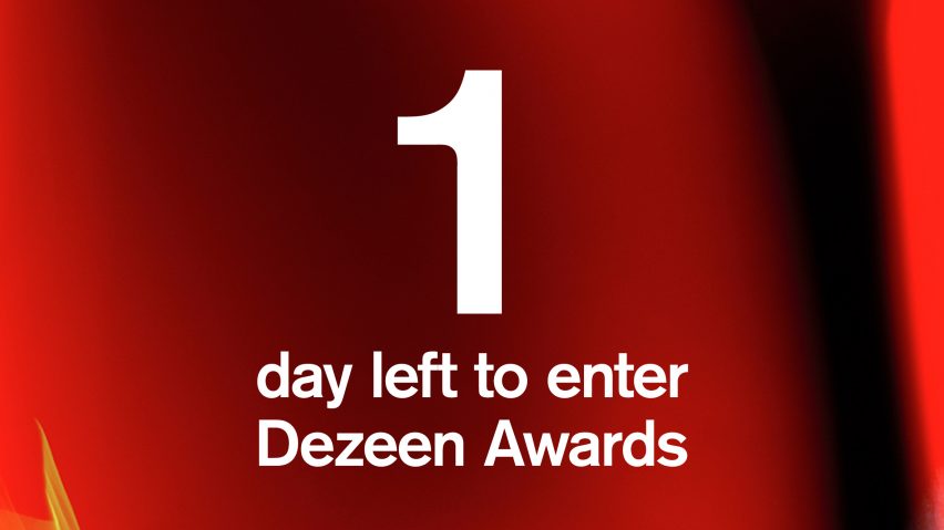 Dezeen Awards deadline is tomorrow at midnight UK time