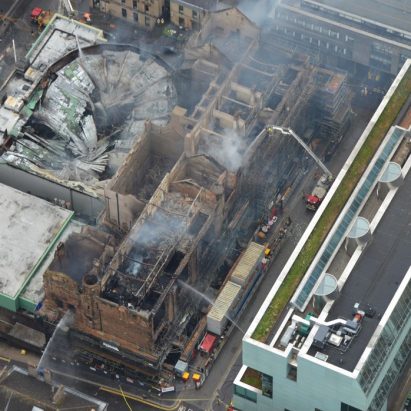 Glasgow School of Art sprinkler system delivered day before fire