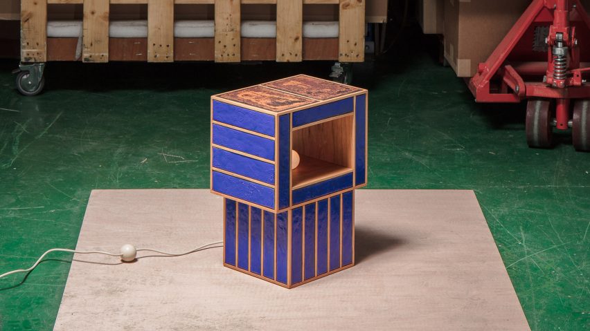 Kwangho Lee uses ancient enamelling process for collection of furniture
