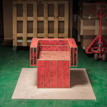 Kwangho Lee uses ancient enamelling process for collection of furniture