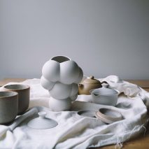 BIG scales down its bulbous inflatable art pavilion to make a vase