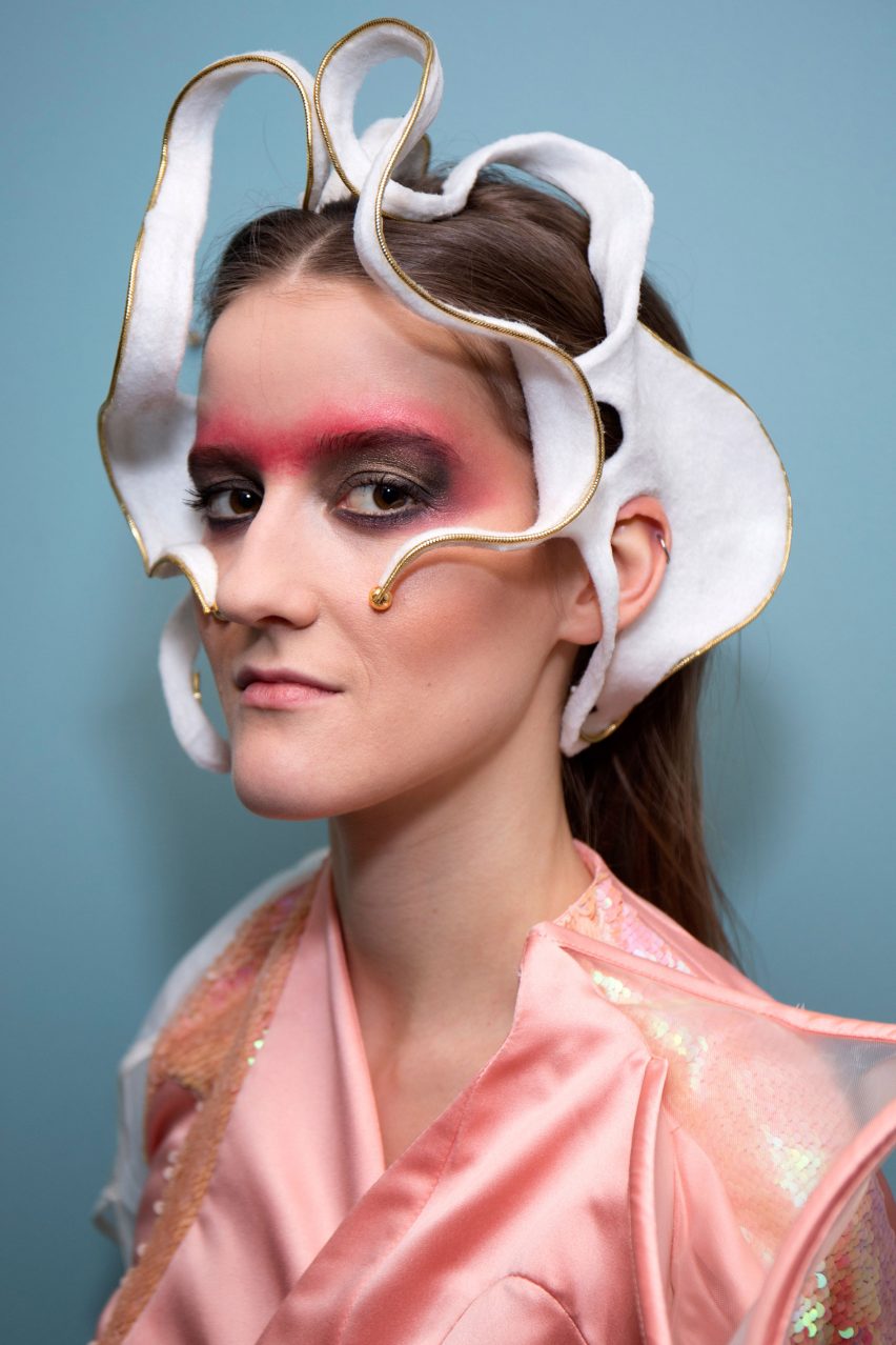 Björk's Utopia tour headpieces made to resemble orchids and bones, says designer James Merry