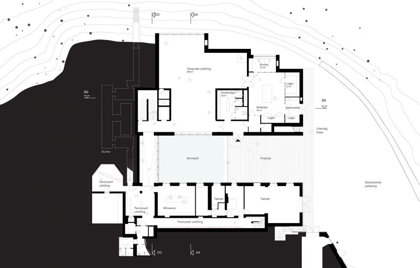 Center for Studies of Holocaust extension by Transborder Studio
