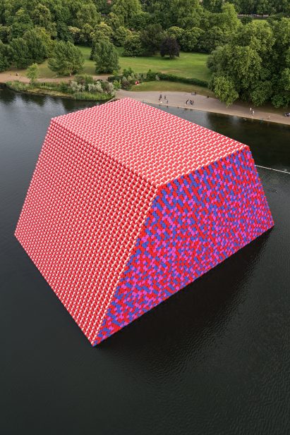 Christo's The London Mastaba at the Serpentine