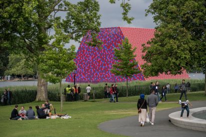 Christo's The London Mastaba at the Serpentine
