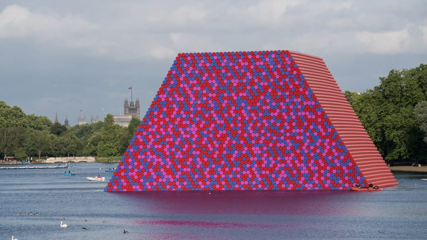 Christo's The London Mastaba at the Serpentine