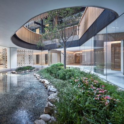Fleur Pavilia clubhouse offers Hong Kong residents respite from city life