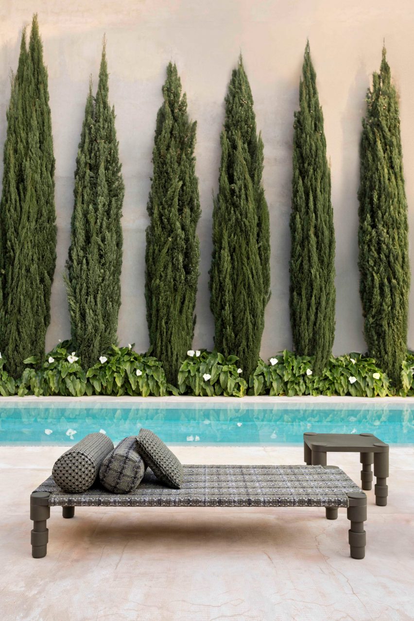 Patricia Urquiola's outdoor furniture collection celebrates Mughal culture