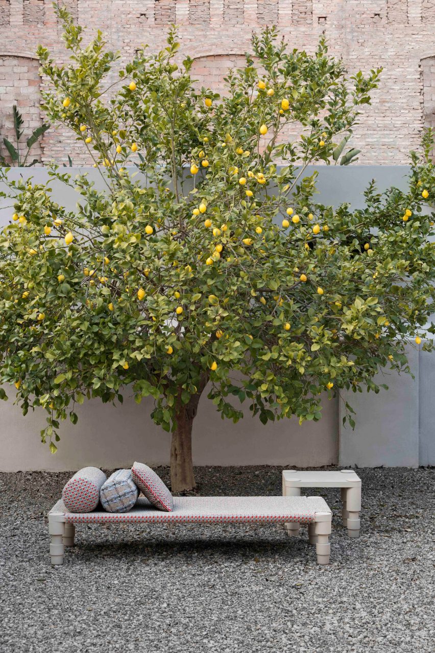 Patricia Urquiola's outdoor furniture collection celebrates Mughal culture