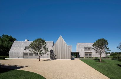 Home in the Hamptons clad in cedar shingles