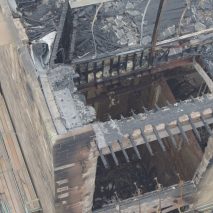Drone footage reveals damage to Glasgow School of Art as investigation into fire begins