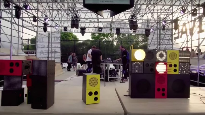 IKEA works with Teenage Engineering on range of portable speakers and lights