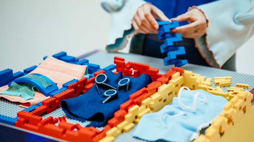 Lingxiao Luo combines 3D-printing and knitwear to create playful garments