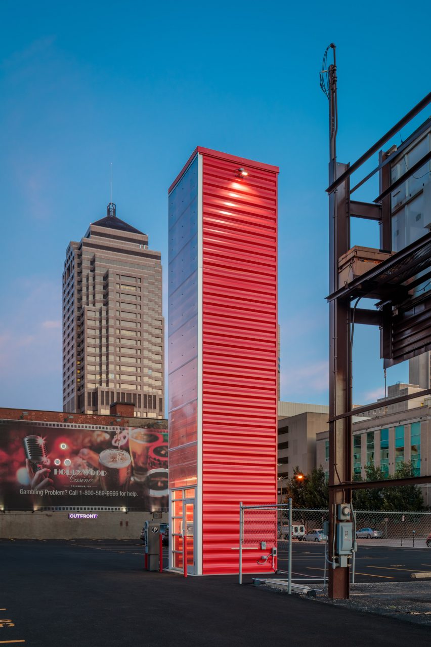MicroTower Parking Booth by JBAD