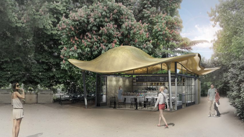 Serpentine cafe by Mizzi Studio
