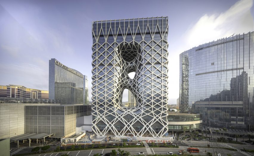 Morpheus hotel by Zaha Hadid Architects, photo by Ivan Dupont