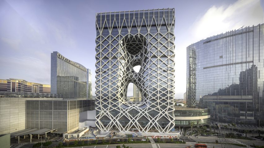 Latest Dezeen Weekly features ZHA’s hotel in Macau and our exclusive interview with Björk