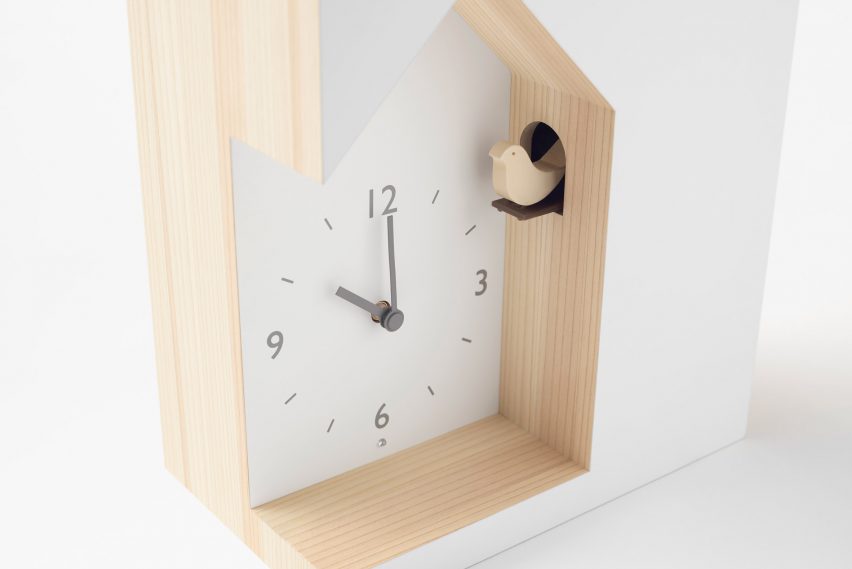 Nendo designs collection of unconventional cuckoo clocks