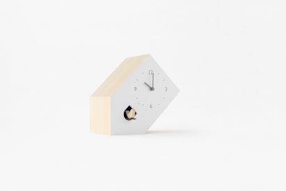 Nendo designs collection of unconventional cuckoo clocks