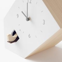 Nendo reinterprets cuckoo clock with three unconventional designs