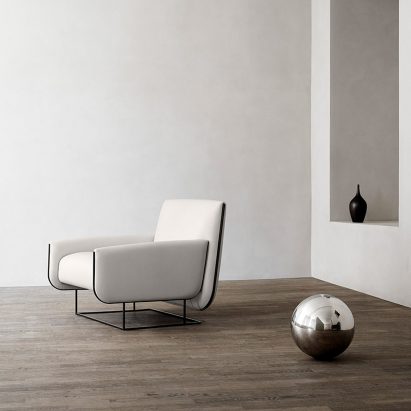 Erik Jørgensen's Ovo easy chair recalls folded sheets of fresh pasta