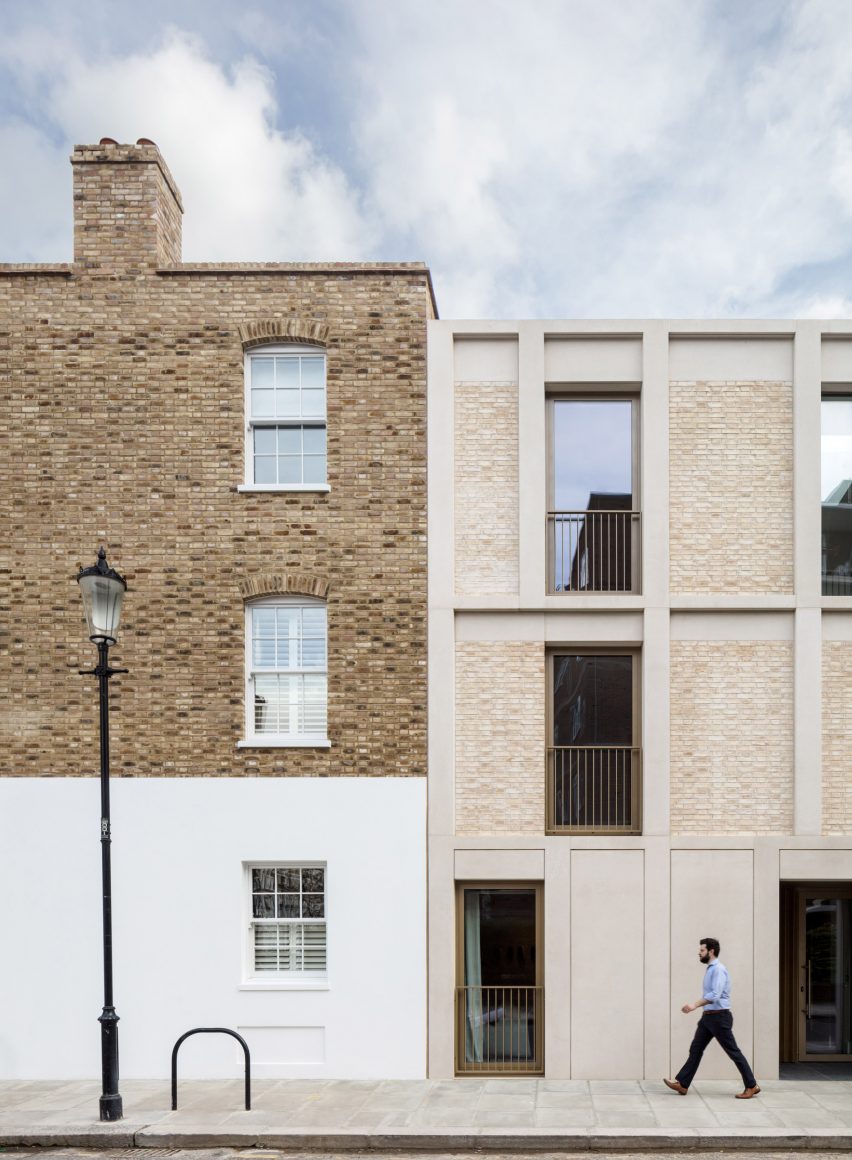 Haptic Architects completes contemporary apartment block in Chelsea conservation area