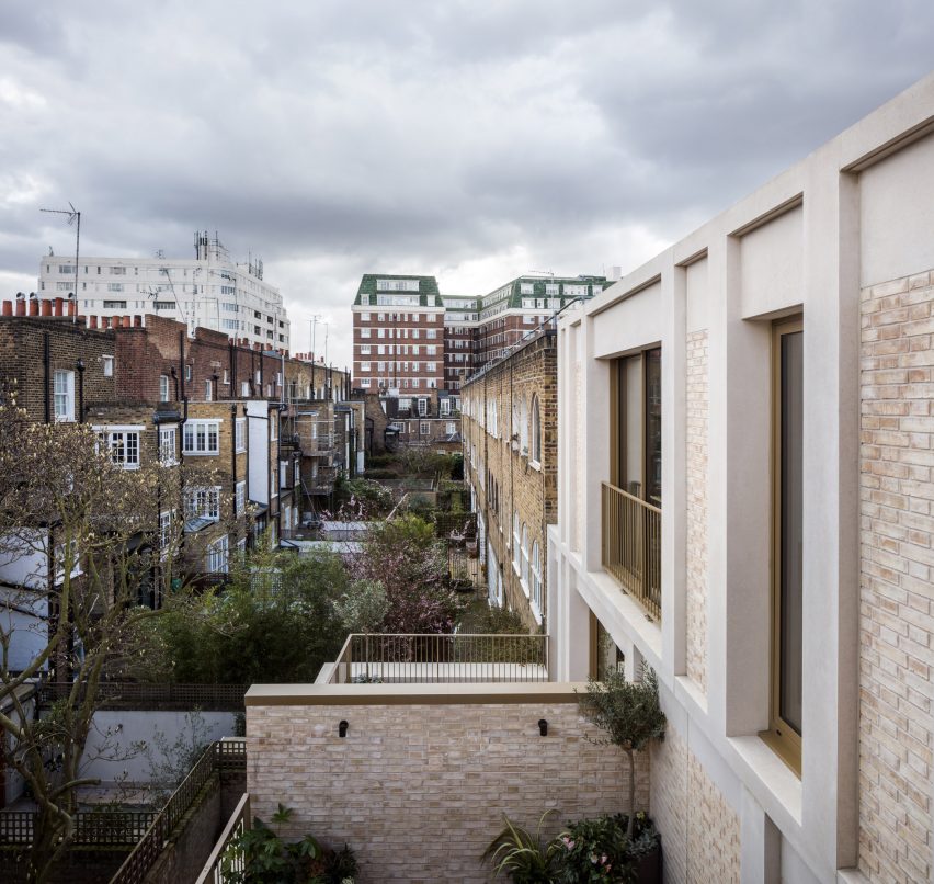 Haptic Architects completes contemporary apartment block in Chelsea conservation area