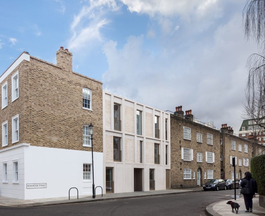 Haptic Architects completes contemporary apartment block in Chelsea conservation area