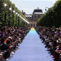 Virgil Abloh makes debut for Louis Vuitton at Paris with rainbow runway