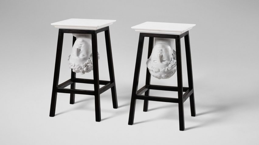 Sebastian Errazuriz "steals" classical artworks to create furniture