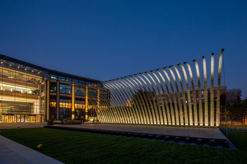 Jiakun Architects completes first foreign Serpentine Pavilion in Beijing