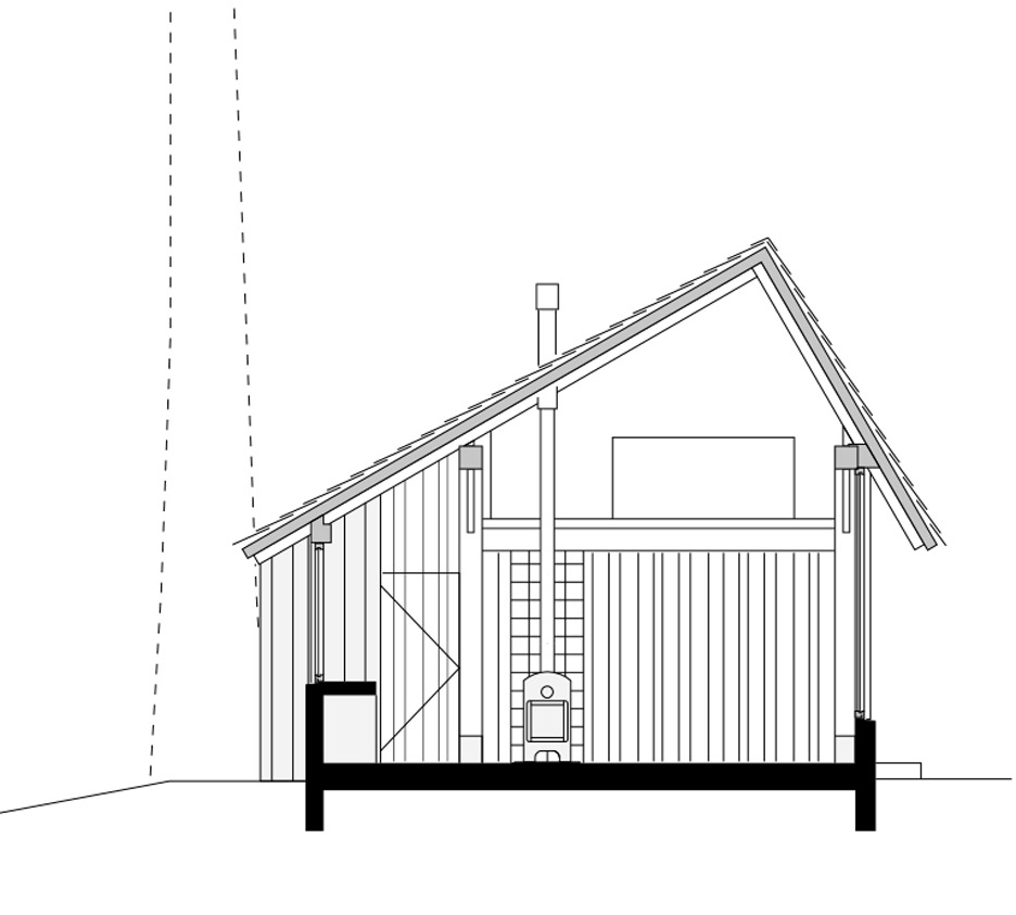 HilberinkBosch Architects builds timber and glass barn using wood felled from their own land