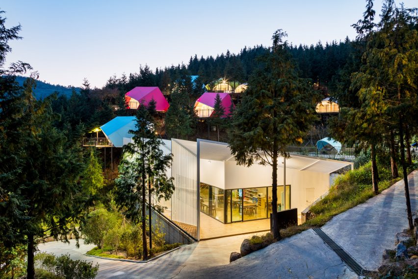 South Korean glamping resort offers holidaymakers a touch of “minimalist luxury”