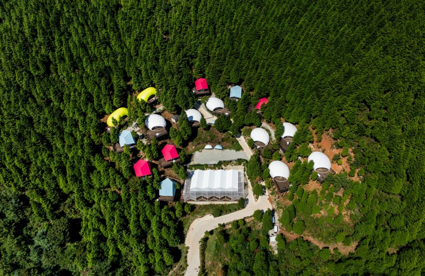South Korean glamping resort offers holidaymakers a touch of “minimalist luxury”