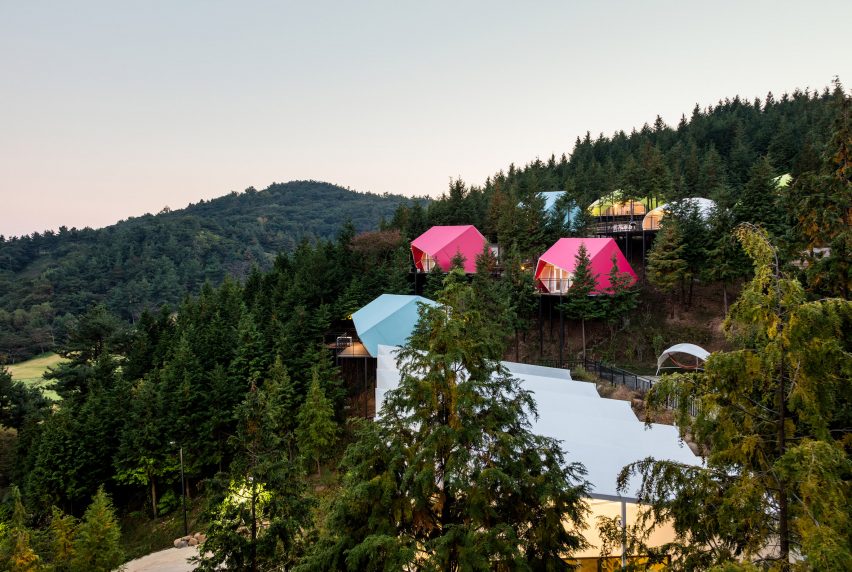 South Korean glamping resort offers holidaymakers a touch of “minimalist luxury”
