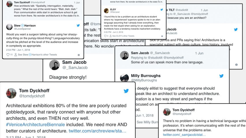 Tom Dyckhoff - Sam Jacob -twitter