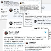 Tom Dyckhoff - Sam Jacob -twitter