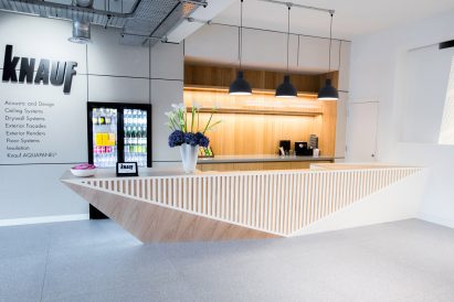 Mailen Design's new showroom for Knauf in Clerkenwelll